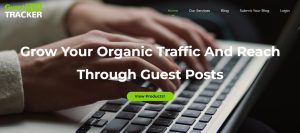 Guest Post Tracker Capture Landing Page
