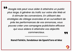avantage google ads - citation Rand Fishkin (1)
