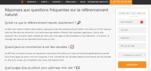 FAQ agence SEO à Paris Digitad
