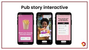 Pub story instagram interactif
