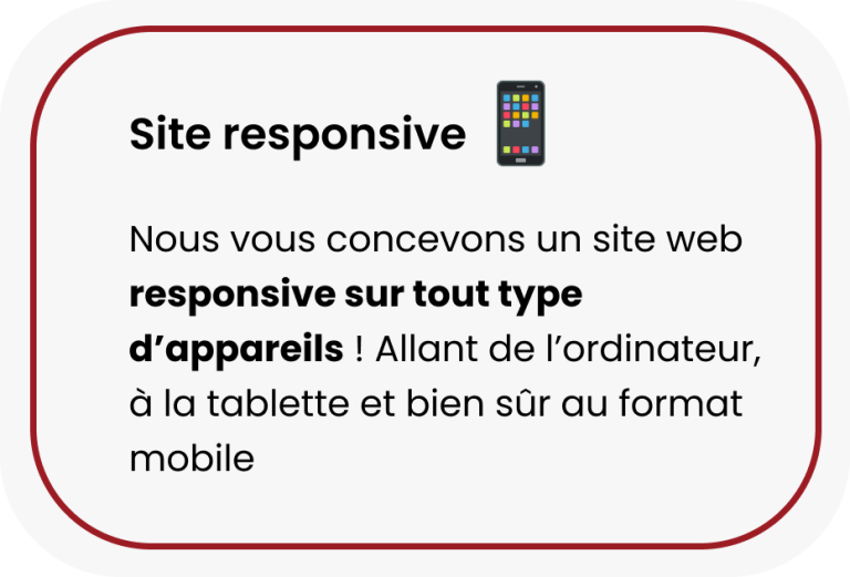 Site web responsive - agence refonte site web