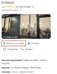 InSeoul-Restaurant-Paris-google-business-profile (1)
